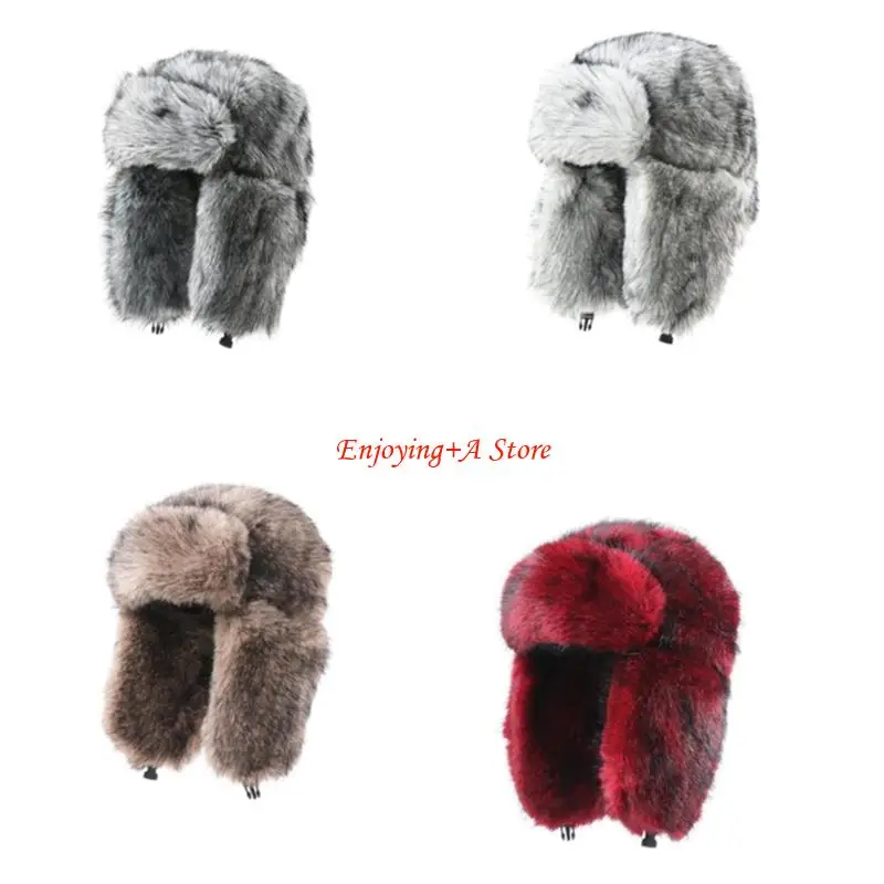 Trapper Hat Ear Flap - PXPB หมวกกันหนาวแบบหนาพร้อมที่ปิดหูสำหรับผู้ชายผู้หญิงในสภาพอากาศหนาวเย็น