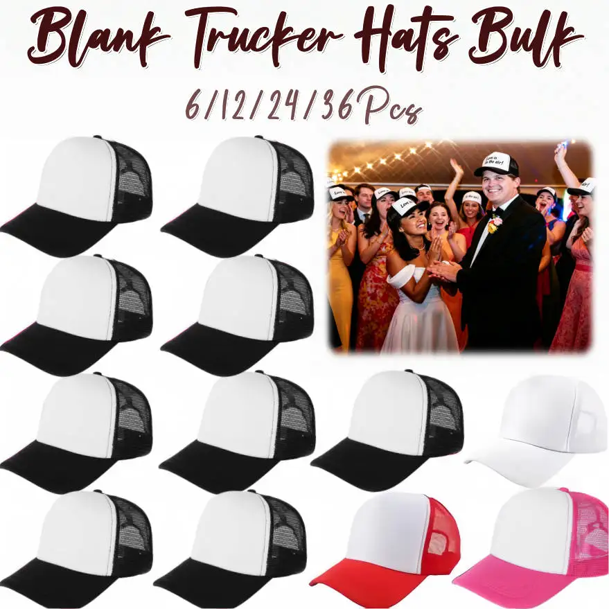 หมวกทรัคเกอร์เปล่า 6-36 ชิ้น ส - Trucker Cap Mesh บทวิจารณ์และราคา