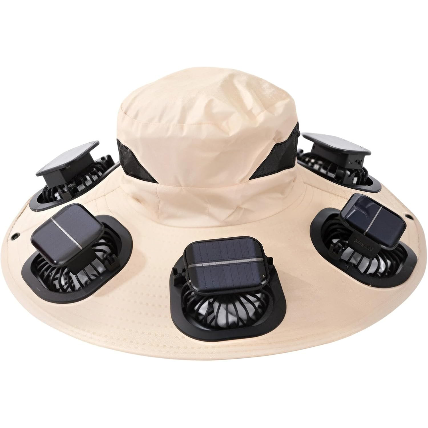 หมวกกันแดดพัดลม 6 ใบพัด รุ่น 2 - Sun Hat Wide Brim บทวิจารณ์และราคา