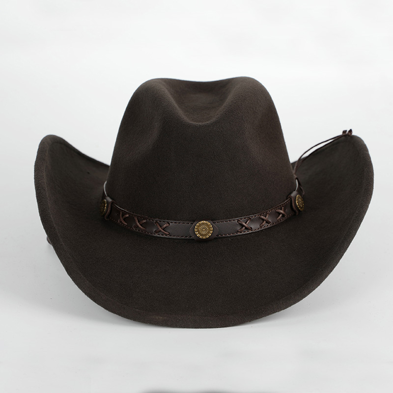 X4007 100% ขนสัตว์คาวบอยหมวกกั - Fedora Hat Wool บทวิจารณ์และราคา