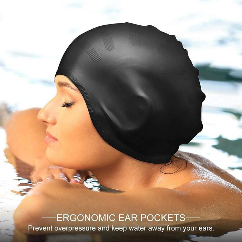 ผู้ใหญ่หมวกว่ายน้ําผู้ชายผู้หญ - Swim Hat Silicone บทวิจารณ์และราคา
