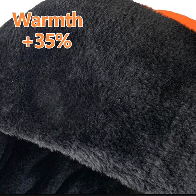 หมวกกันหนาวแบบมีที่ปิดหู สีส้ม - Winter Trapper Hat บทวิจารณ์และราคา