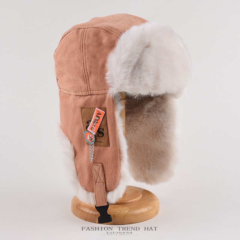 หมวกกันหนาวสำหรับผู้ชายและผู้ห - Trapper Hat Ear Flap บทวิจารณ์และราคา