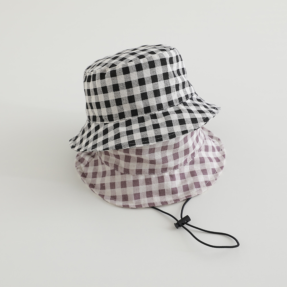 หมวกปีกกว้างลายสก็อตสำหรับเด็ก - Sun Hat Wide Brim บทวิจารณ์และราคา