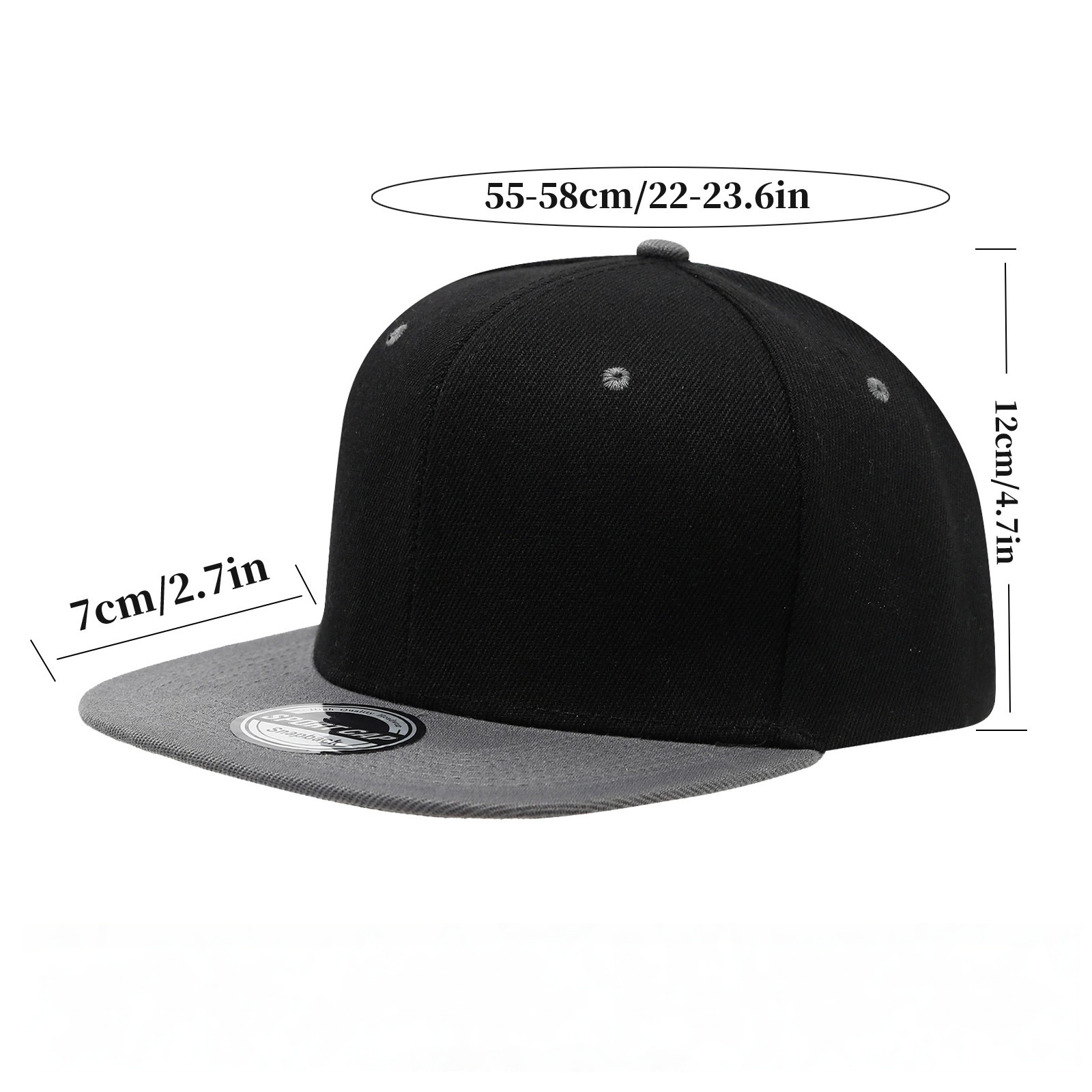 หมวกแก๊ปปักโลโก้แบบสั่งทำ หมวก - Snapback Hat Flat บทวิจารณ์และราคา