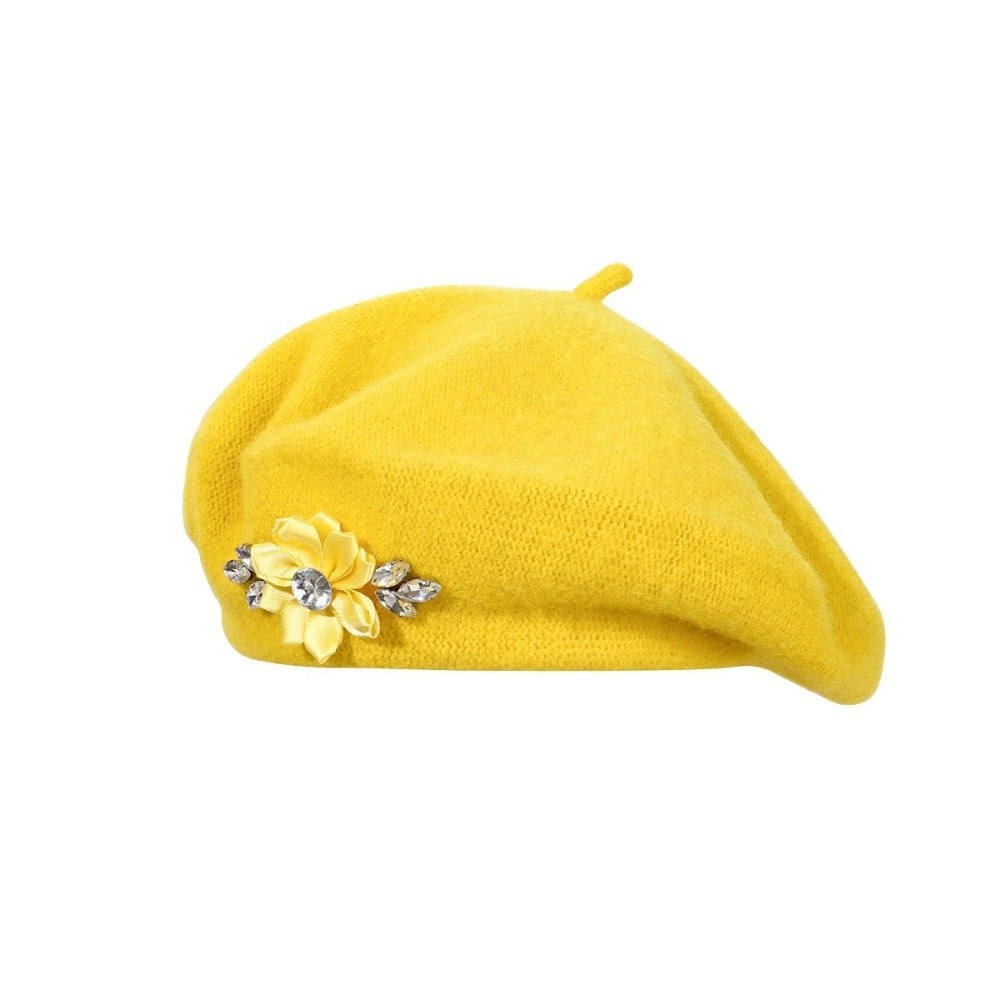 หมวกเบเร่ต์แฟชั่นสีพื้น ผ้าขนส - Beret French Wool บทวิจารณ์และราคา