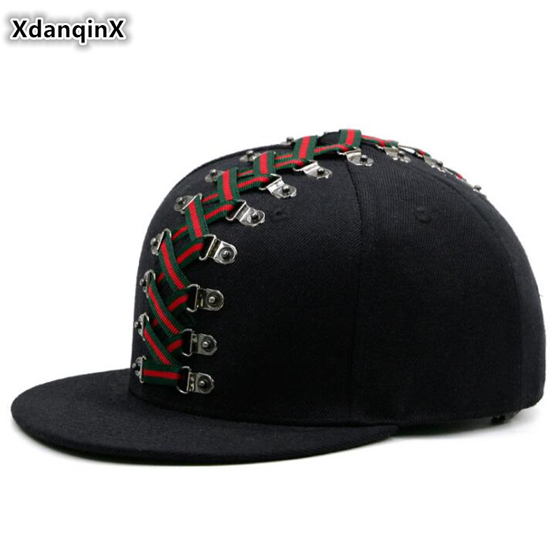 หมวกฮิปฮอปสไตล์พังก์แบบใหม่ หม - Snapback Hat Flat บทวิจารณ์และราคา