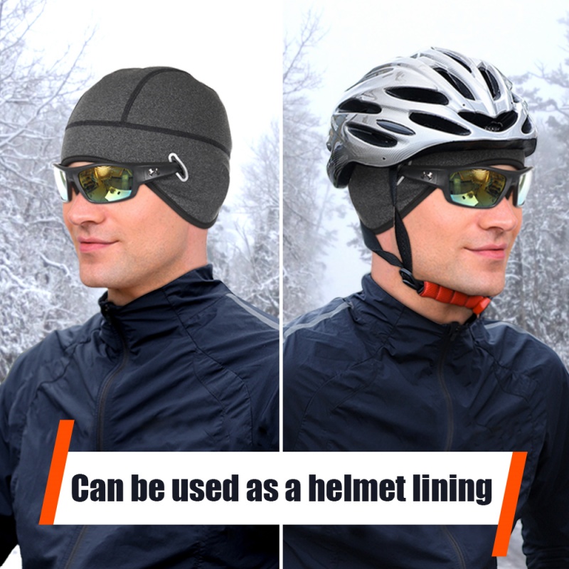หมวกกันหนาวสำหรับปั่นจักรยาน ห - Skull Cap Helmet Liner บทวิจารณ์และราคา
