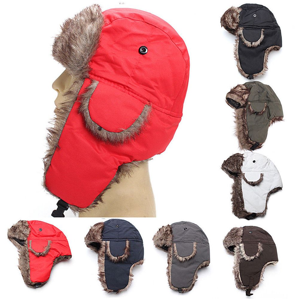 หมวกไหมพรมกันหนาวแบบมีที่ปิดหู - Winter Trapper Hat บทวิจารณ์และราคา