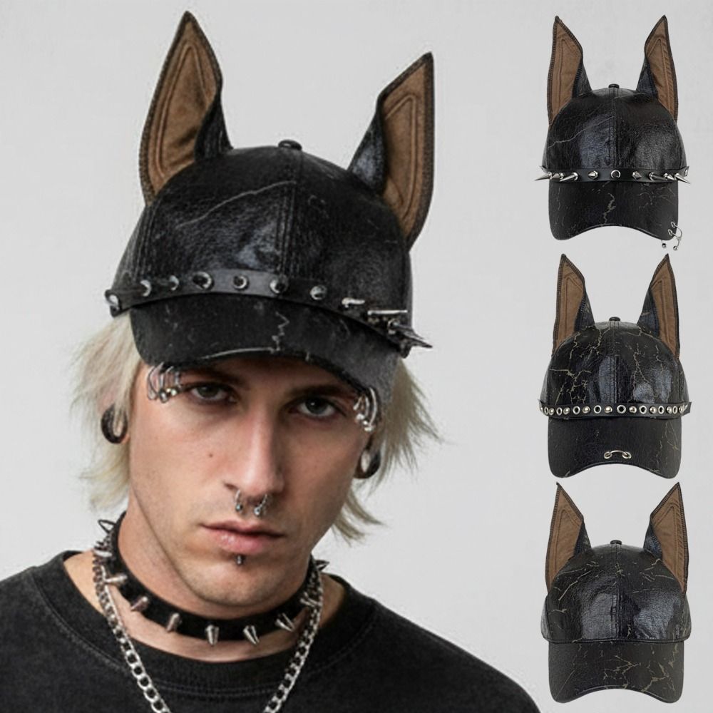 หมวกเบสบอลแฟชั่นพังก์ลายหูสุนั - Baseball Cap Structured บทวิจารณ์และราคา