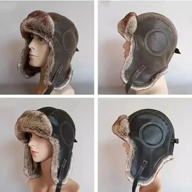 หมวกหนัง SnowWint แบบมีที่ปิดห - Trapper Hat Ear Flap บทวิจารณ์และราคา