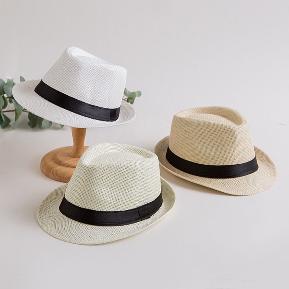 หมวกฟางผู้ชายสไตล์วินเทจ ป้องก - Cowboy Hat Straw บทวิจารณ์และราคา